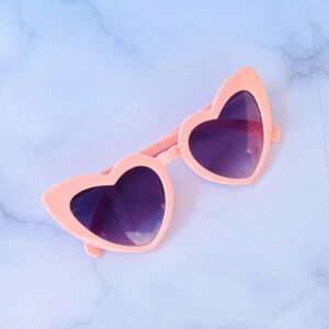 Pink Heart Shaped Glasses